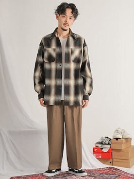 LUX STYLE staffさん（メンズ・175cm）の春コーディネート