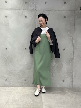 「SALON adam et rope'（サロン アダム エ ロペ）のアイテム（ブルゾン）」を使った、SALON STAFFさん（レディース・162cm）の冬コーディネート