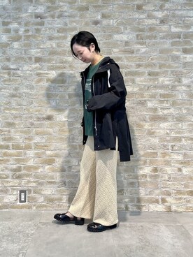 「SALON adam et rope'（サロン アダム エ ロペ）のアイテム（ブルゾン）」を使った、SALON STAFFさん（レディース・162cm）の冬コーディネート