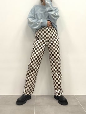 「アイテム（スウェット）」を使った、MATUREDさん（レディース・166cm）の夏コーディネート