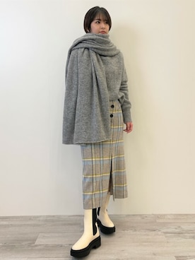 「JOSEPH（ジョセフ）のアイテム」を使った、JOSEPH_STUDIO_WOMEN_OFFICIALさん（レディース・160cm）の冬コーディネート