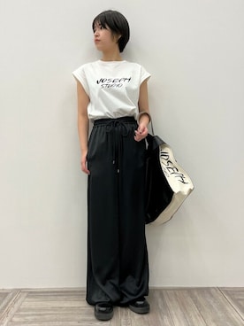 「JOSEPH（ジョセフ）のアイテム」を使った、JOSEPH_STUDIO_WOMEN_OFFICIALさん（レディース・160cm）の春コーディネート