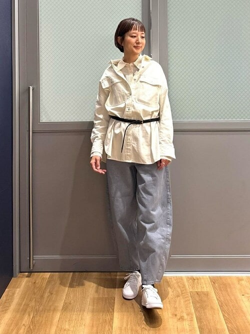 【美品】Healthy Denim ヘルシーデニム オーバーサイズ デニムシャツ Healthy DENIM / Almond オーバー デニムシャツ（シャツ
