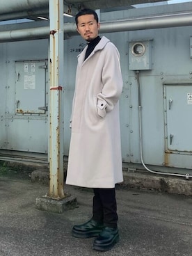 平田磨寛さん（メンズ・176cm）の冬コーディネート