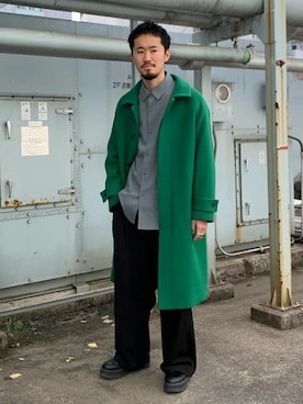 平田磨寛さん（メンズ・176cm）の冬コーディネート