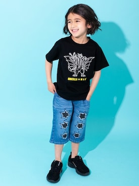 「WASK（ワスク）のアイテム」を使った、BEBE ONLINE STOREさん（キッズ・110cm）の春コーディネート