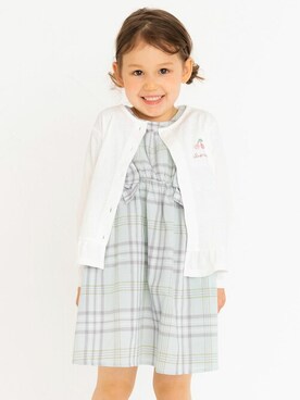 「SLAP SLIP（スラップスリップ）のアイテム（ワンピース/ドレス）」を使った、BEBE ONLINE STOREさん（キッズ・108cm）の夏コーディネート