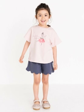 「スカラップ」｜BEBE ONLINE STOREさん（キッズ・108cm）の夏コーディネート