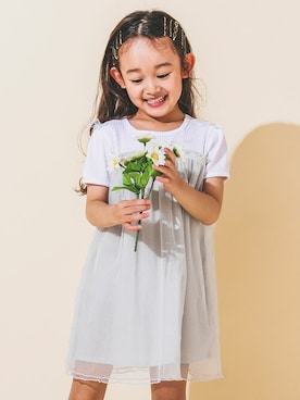 「ラメチュール」｜BEBE ONLINE STOREさん（キッズ・113cm）の夏コーディネート