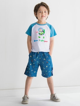 「バズライトイヤー」｜BEBE ONLINE STOREさん（キッズ・112cm）の夏コーディネート