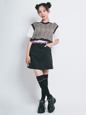 「ジディー」｜BEBE ONLINE STOREさん（キッズ・158cm）の夏コーディネート