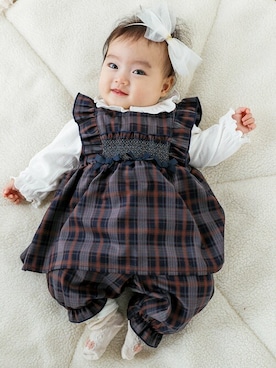 BEBE ONLINE STOREさん（キッズ・61cm）の秋コーディネート