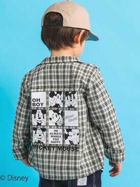 「デイリーカジュアル」｜「アイテム（キャップ）」を使った、BEBE ONLINE STOREさん（キッズ・110cm）の春コーディネート