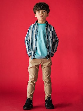 「WASK（ワスク）のアイテム」を使った、BEBE ONLINE STOREさん（キッズ・112cm）の春コーディネート