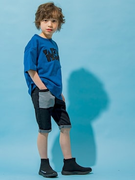 「WASK（ワスク）のアイテム」を使った、BEBE ONLINE STOREさん（キッズ・115cm）の春コーディネート