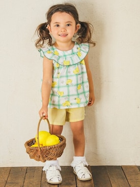 BEBE ONLINE STOREさん（キッズ・88cm）の春コーディネート