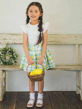 BEBE ONLINE STOREさん（キッズ・115cm）の春コーディネート