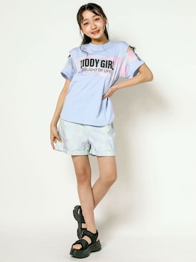 「ZIDDY」｜BEBE ONLINE STOREさん（キッズ・150cm）の春コーディネート