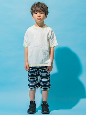 「WASK（ワスク）のアイテム」を使った、BEBE ONLINE STOREさん（キッズ・113cm）の春コーディネート