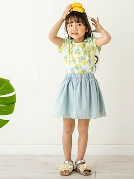 BEBE ONLINE STOREさん（キッズ・108cm）の春コーディネート