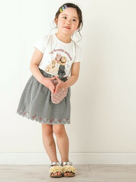 BEBE ONLINE STOREさん（キッズ・108cm）の春コーディネート