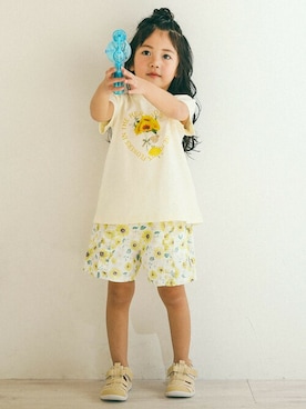 BEBE ONLINE STOREさん（キッズ・103cm）の春コーディネート