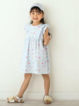 「SLAP SLIP（スラップスリップ）のアイテム（ワンピース/ドレス）」を使った、BEBE ONLINE STOREさん（キッズ・108cm）の春コーディネート