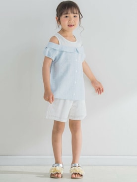 BEBE ONLINE STOREさん（キッズ・109cm）の夏コーディネート