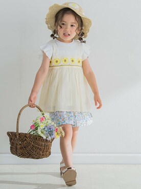BEBE ONLINE STOREさん（キッズ・100cm）の夏コーディネート