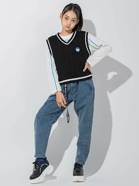 「ZIDDY」｜BEBE ONLINE STOREさん（キッズ・158cm）の秋コーディネート