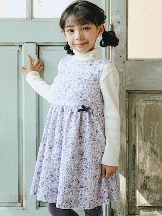 激レア　メゾピアノ　ベリエちゃん　エプロン　ワンピース　ジャンバースカート　90 激レア メゾピアノ ベリエちゃん エプロン ワンピース