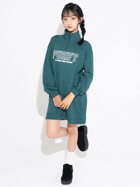 「ZIDDY」｜BEBE ONLINE STOREさん（キッズ・110cm）の秋コーディネート