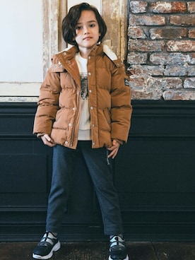 「BeBe（ベベ）のアイテム（パンツ）」を使った、BEBE ONLINE STOREさん（キッズ・113cm）の秋コーディネート