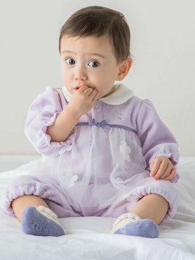 「SLAP SLIP BABY（スラップスリップベビー）のアイテム」を使った、BEBE ONLINE STOREさん（キッズ・71cm）の秋コーディネート