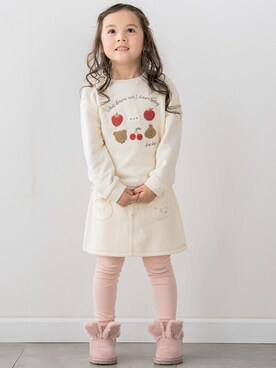 「SLAP SLIP（スラップスリップ）のアイテム」を使った、BEBE ONLINE STOREさん（キッズ・106cm）の秋コーディネート
