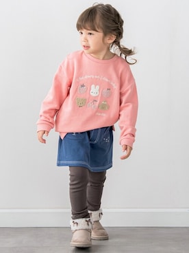 「SLAP SLIP（スラップスリップ）のアイテム」を使った、BEBE ONLINE STOREさん（キッズ・103cm）の秋コーディネート