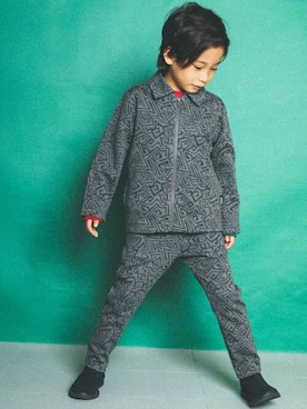 「WASK（ワスク）のアイテム（ジャケット/アウター）」を使った、BEBE ONLINE STOREさん（キッズ・110cm）の冬コーディネート