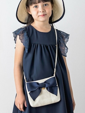 「Tartine et Chocolat（タルティーヌエショコラ）のアイテム」を使った、BEBE ONLINE STOREさん（キッズ・115cm）の冬コーディネート