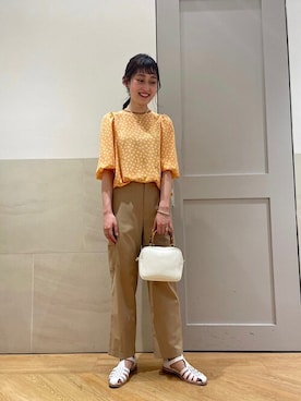「SHIPS for women」｜古川さん（レディース・163cm）の春コーディネート