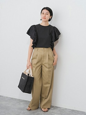 「Spick & Span（スピックアンドスパン）のアイテム」を使った、asamiさん（レディース・157cm）の夏コーディネート