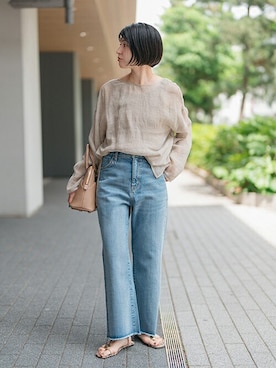「Spick & Span（スピックアンドスパン）のアイテム」を使った、asamiさん（レディース・157cm）の夏コーディネート