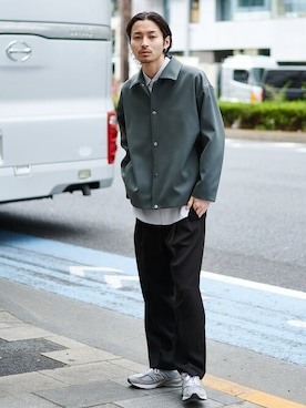 「PUBLIC TOKYO（パブリックトウキョウ）のアイテム（ブルゾン）」を使った、pt_menさん（メンズ・183cm）の冬コーディネート