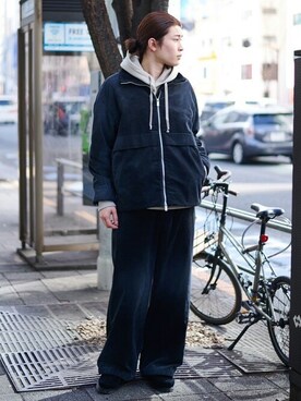 「PUBLIC TOKYO（パブリックトウキョウ）のアイテム（ブルゾン）」を使った、pt_menさん（メンズ・174cm）の冬コーディネート