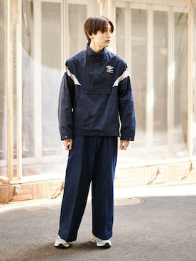 「PUBLIC TOKYO（パブリックトウキョウ）のアイテム（ブルゾン）」を使った、pt_menさん（メンズ・180cm）の春コーディネート