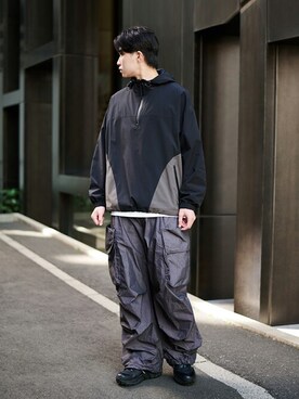 「PUBLIC TOKYO（パブリックトウキョウ）のアイテム（ブルゾン）」を使った、pt_menさん（メンズ・176cm）の春コーディネート
