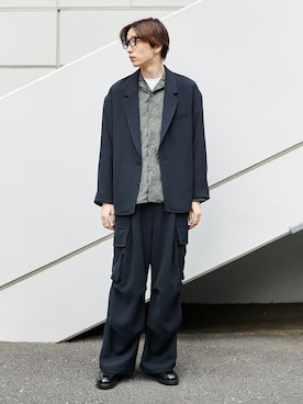 「PUBLIC TOKYO（パブリックトウキョウ）のアイテム（ジャケット/アウター）」を使った、pt_menさん（メンズ・180cm）の春コーディネート