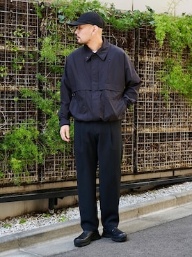 「PUBLIC TOKYO（パブリックトウキョウ）のアイテム（ブルゾン）」を使った、pt_menさん（メンズ・168cm）の春コーディネート