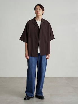 「PUBLIC TOKYO（パブリックトウキョウ）のアイテム（シャツ/ブラウス）」を使った、pt_menさん（メンズ・180cm）の夏コーディネート