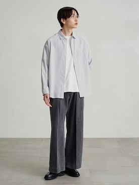 「PUBLIC TOKYO（パブリックトウキョウ）のアイテム（パンツ）」を使った、pt_menさん（メンズ・180cm）の夏コーディネート