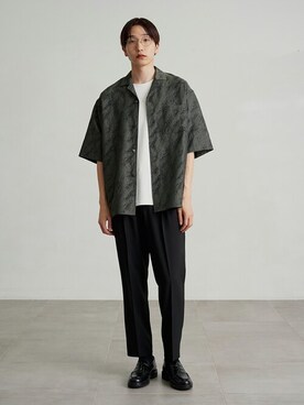 「PUBLIC TOKYO（パブリックトウキョウ）のアイテム（シャツ/ブラウス）」を使った、pt_menさん（メンズ・180cm）の夏コーディネート